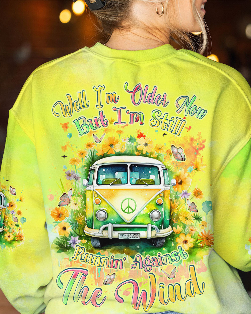RUNNING AGAINST THE WIND HIPPIE BUS FLORAL ALL OVER PRINT - TLNZ2612232