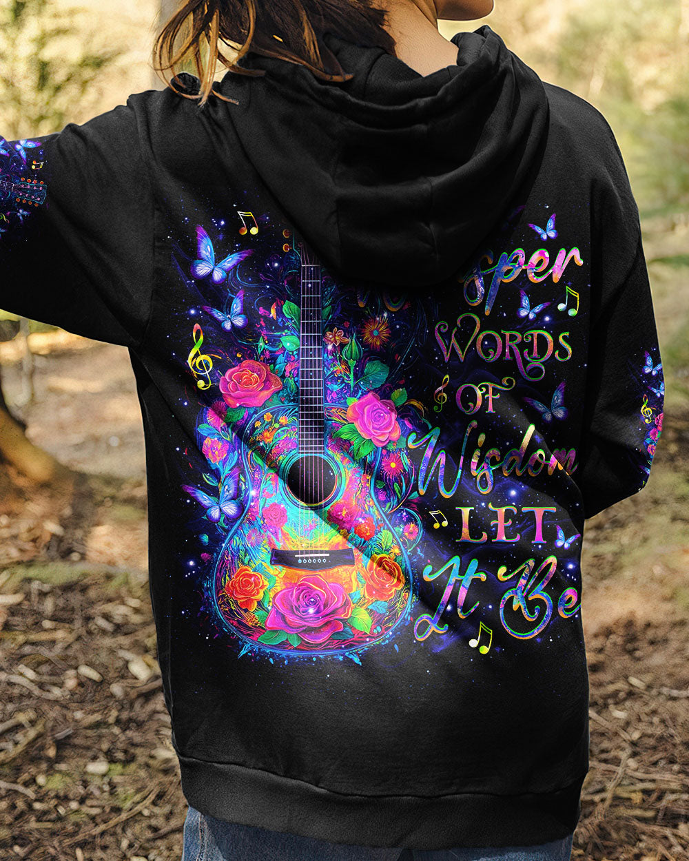 WHISPER WORDS OF WISDOM LET IT BE GUITAR ALL OVER PRINT - TLNZ2703255