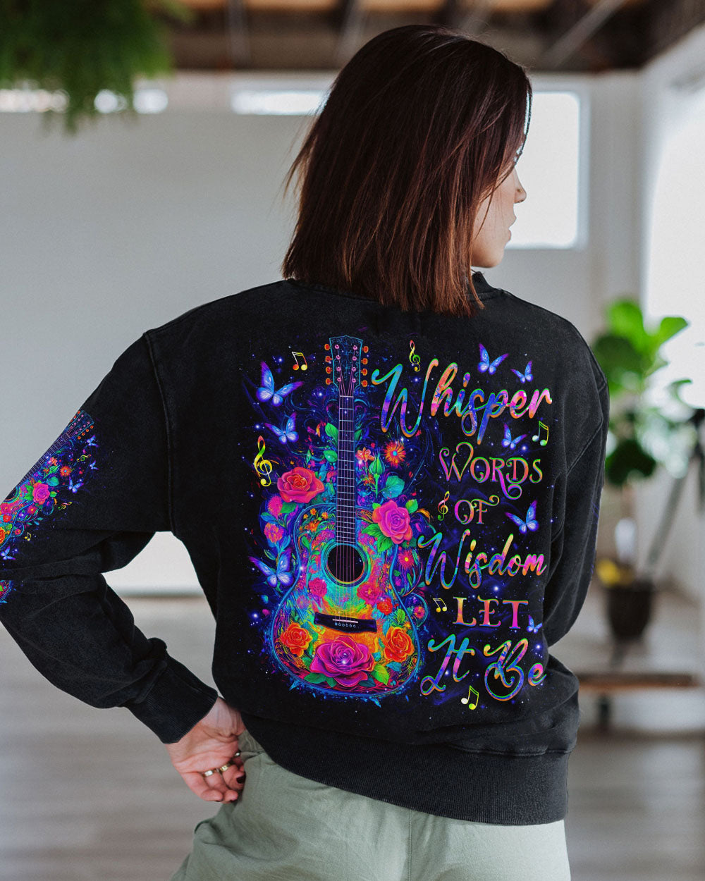 WHISPER WORDS OF WISDOM LET IT BE GUITAR ALL OVER PRINT - TLNZ2703255
