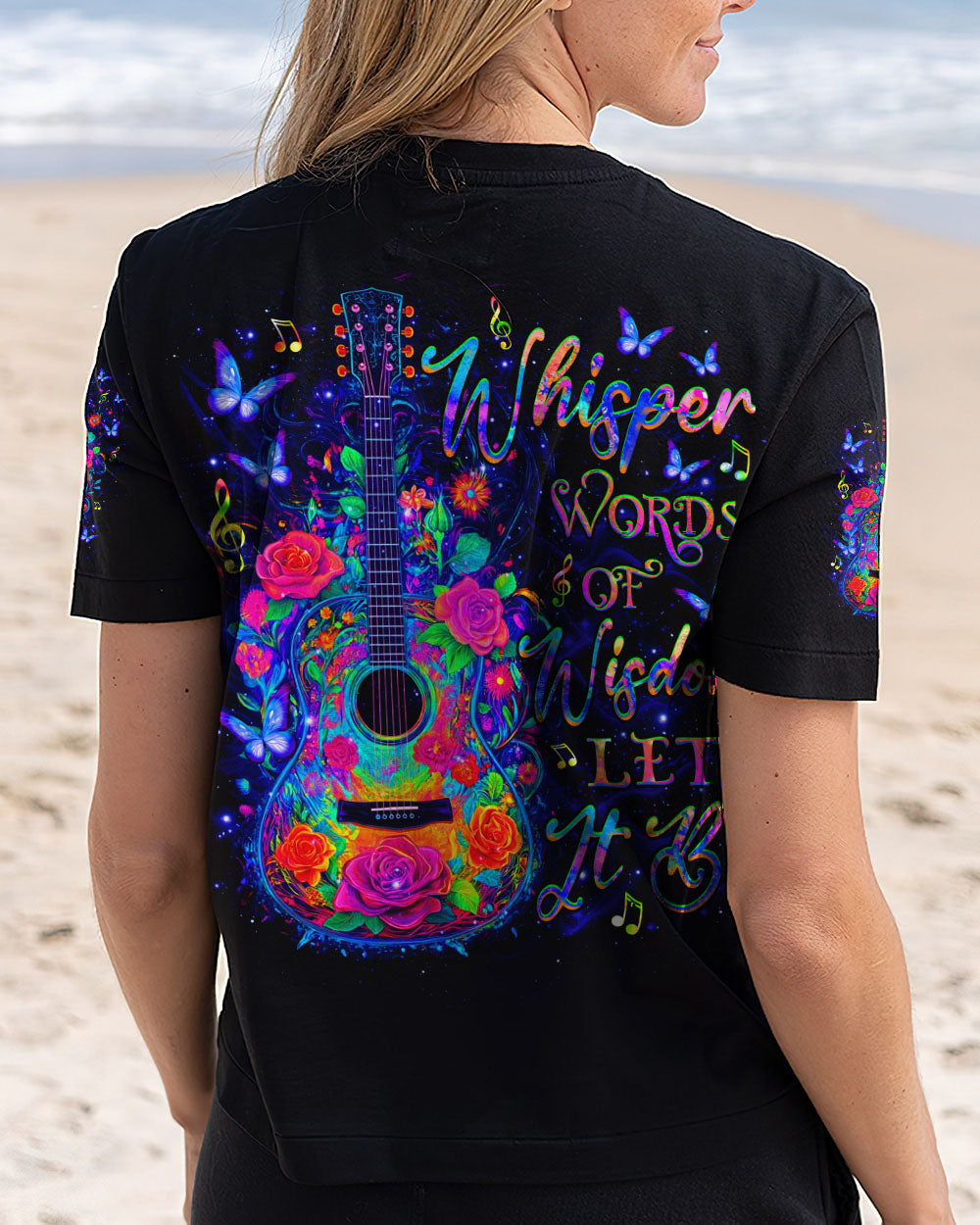 WHISPER WORDS OF WISDOM LET IT BE GUITAR ALL OVER PRINT - TLNZ2703255