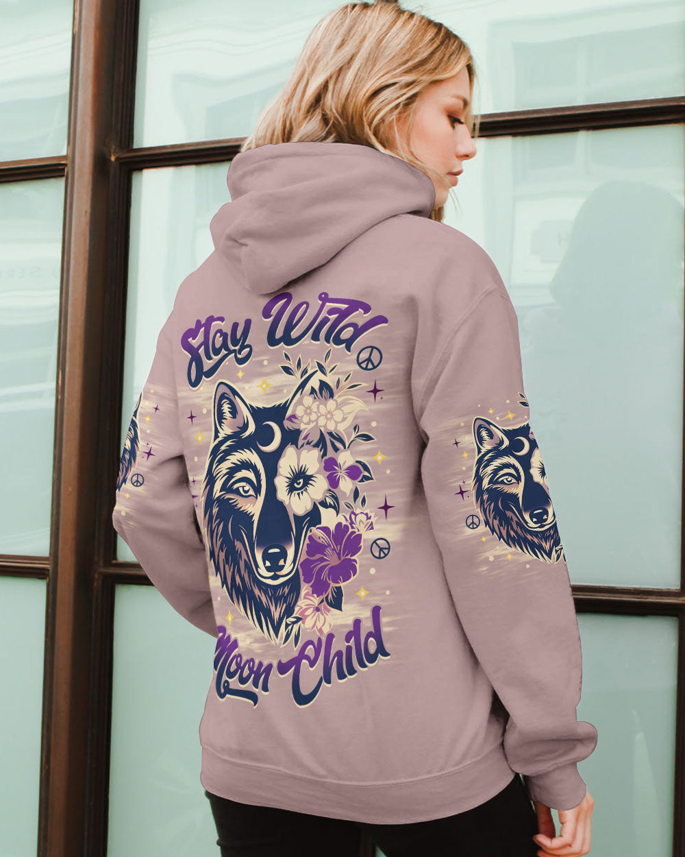 STAY WILD MOON CHILD WOLF ALL OVER PRINT - TLNZ2705252