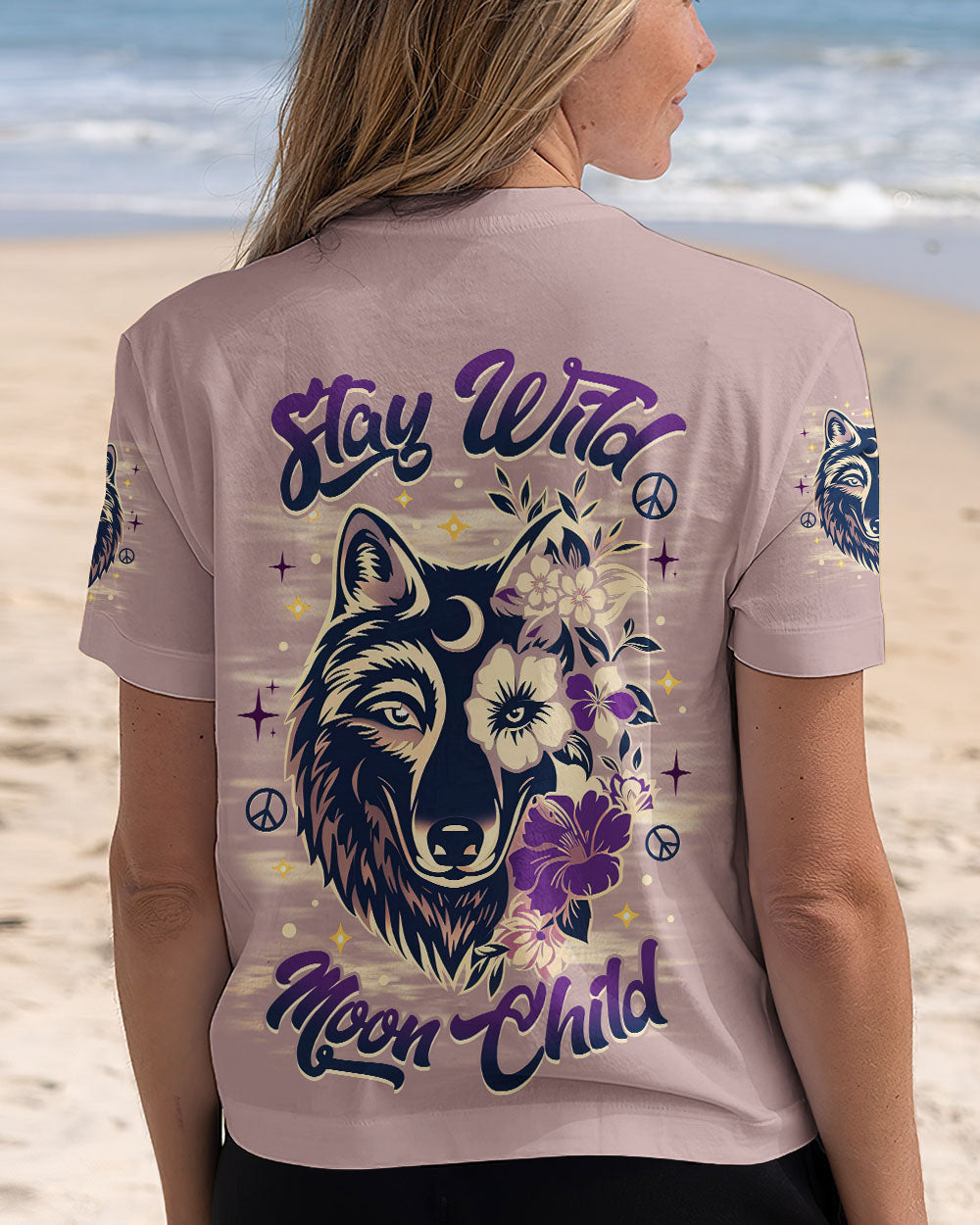 STAY WILD MOON CHILD WOLF ALL OVER PRINT - TLNZ2705252