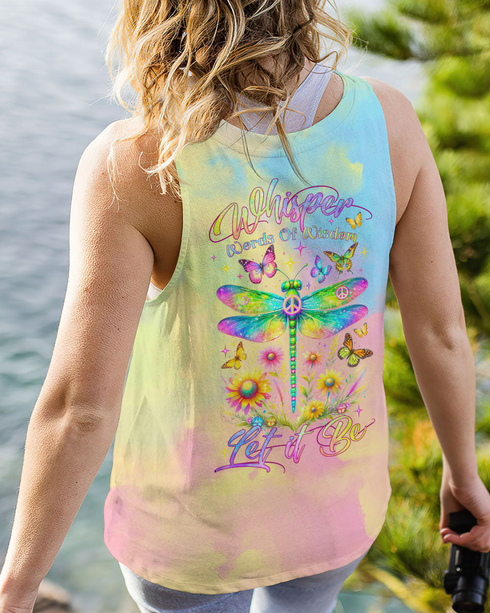 WHISPER WORDS OF WISDOM COLORFUL DRAGONFLY ALL OVER PRINT - TLNZ2711231