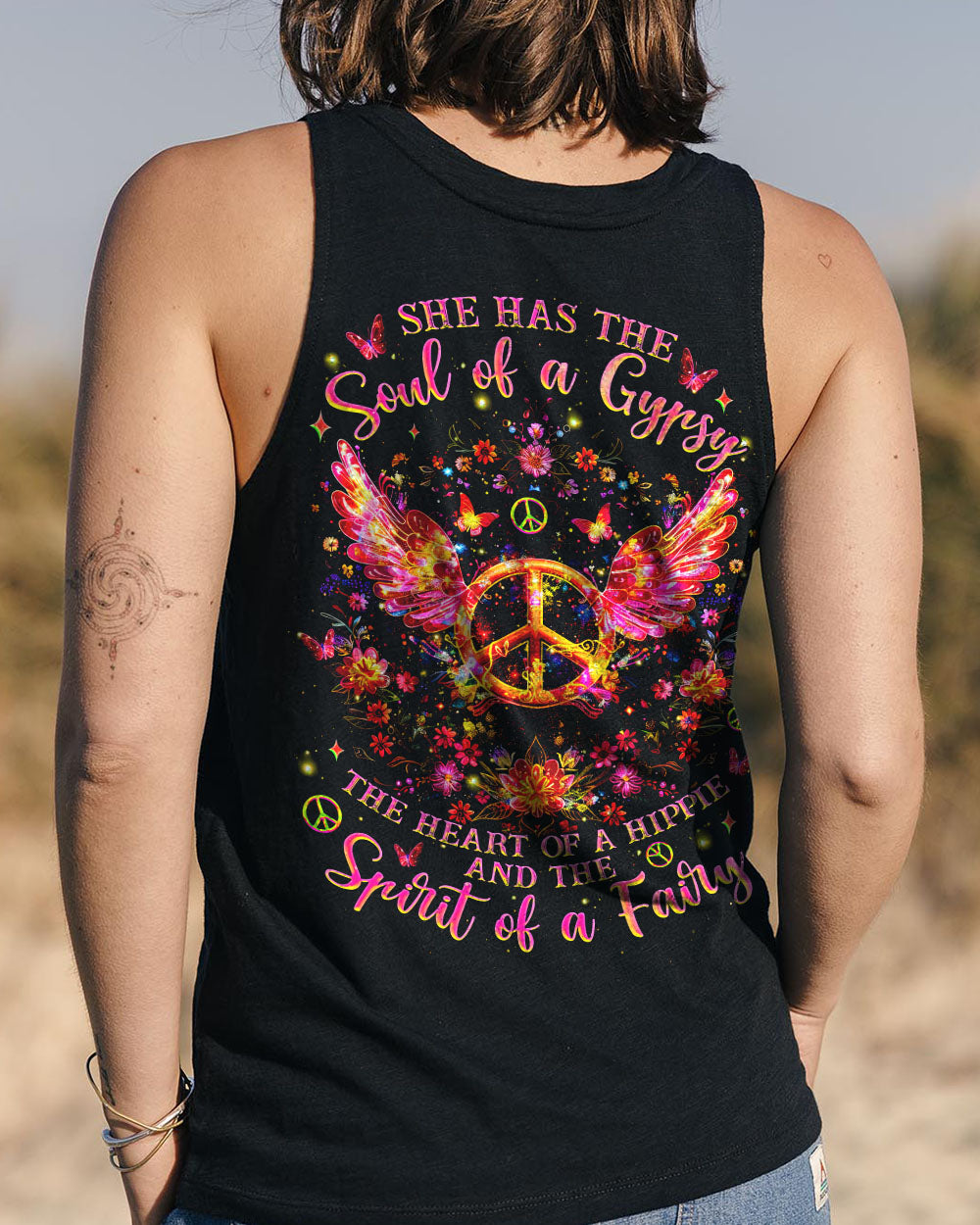 SPIRIT OF A FAIRY PEACE WINGS ALL OVER PRINT - TLNZ2712242