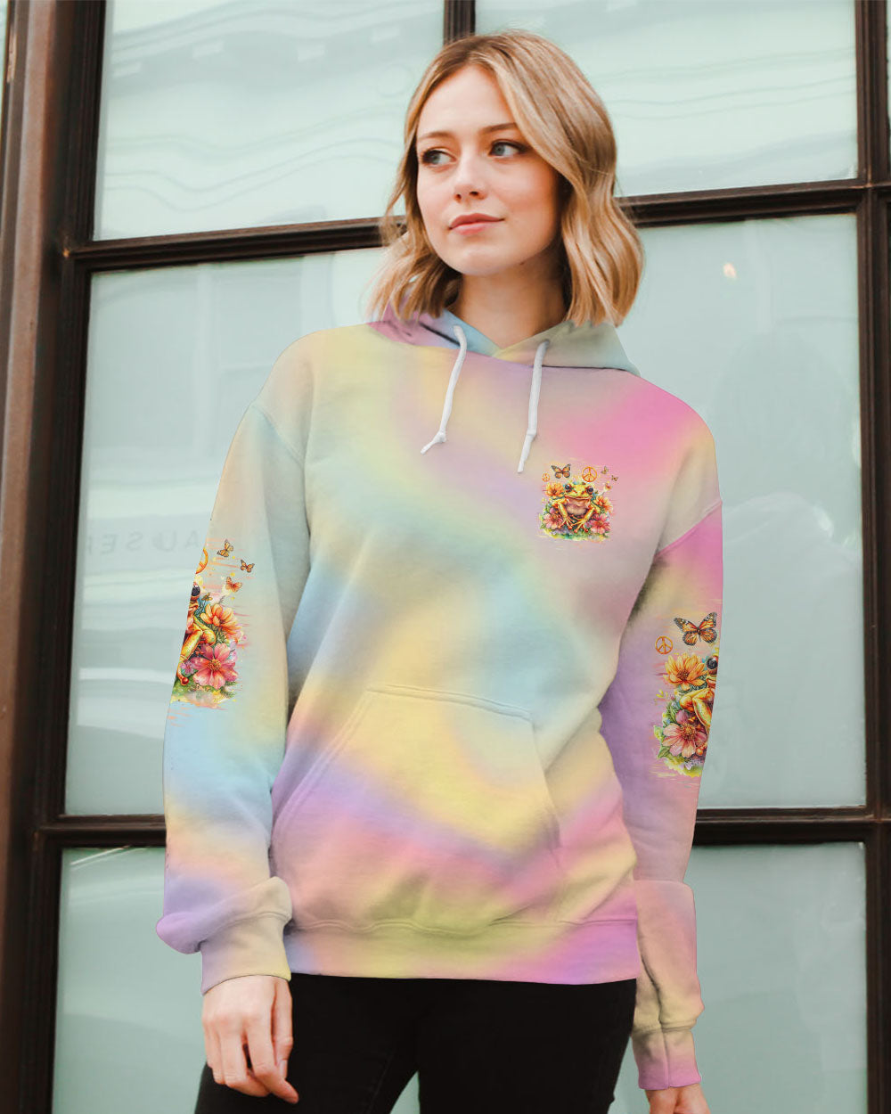 BE YOURSELF FROG ALL OVER PRINT - TLNZ2802243
