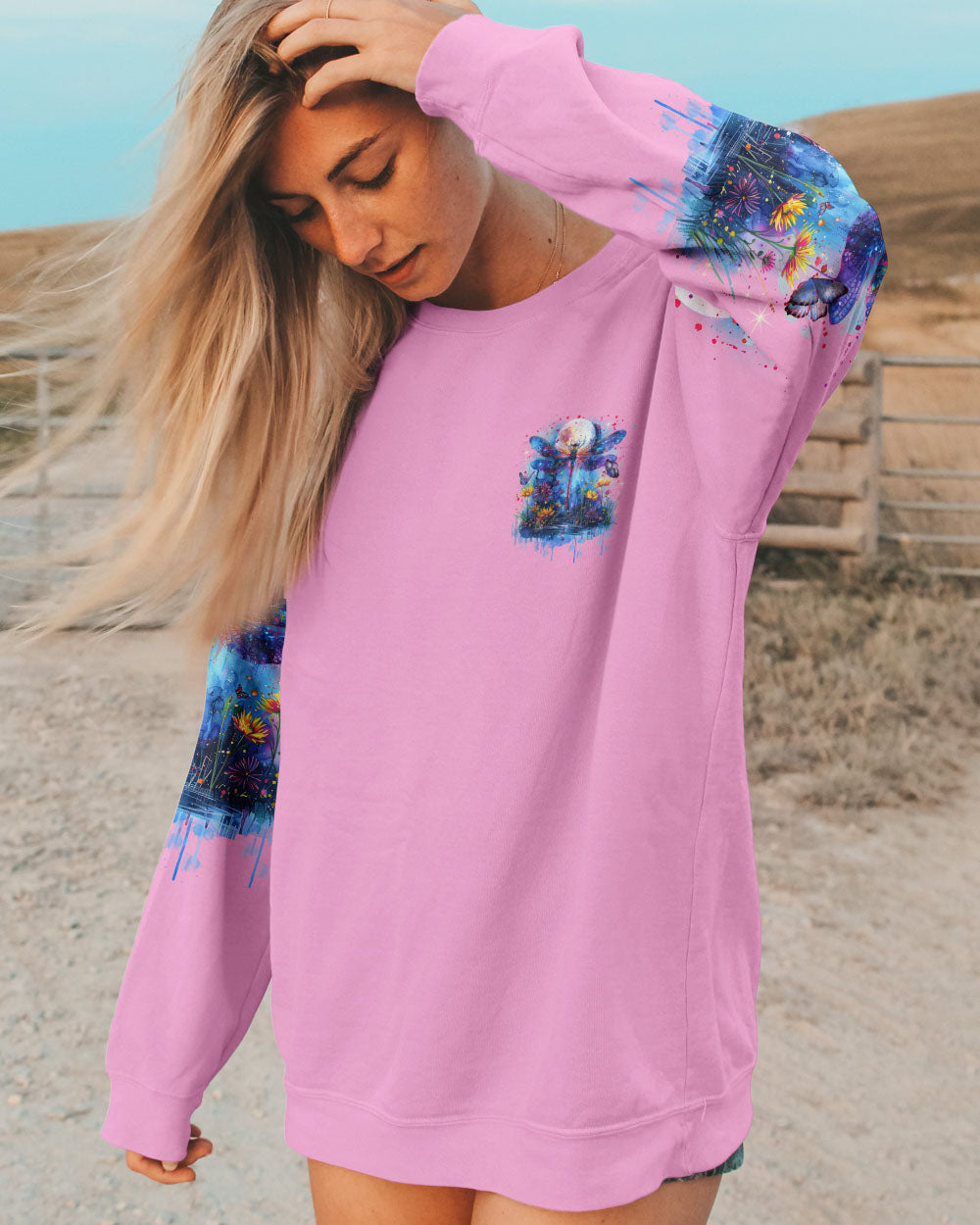 WHEN DRAGONFLIES APPEAR ANGELS ARE NEAR ALL OVER PRINT - TLNZ2803242