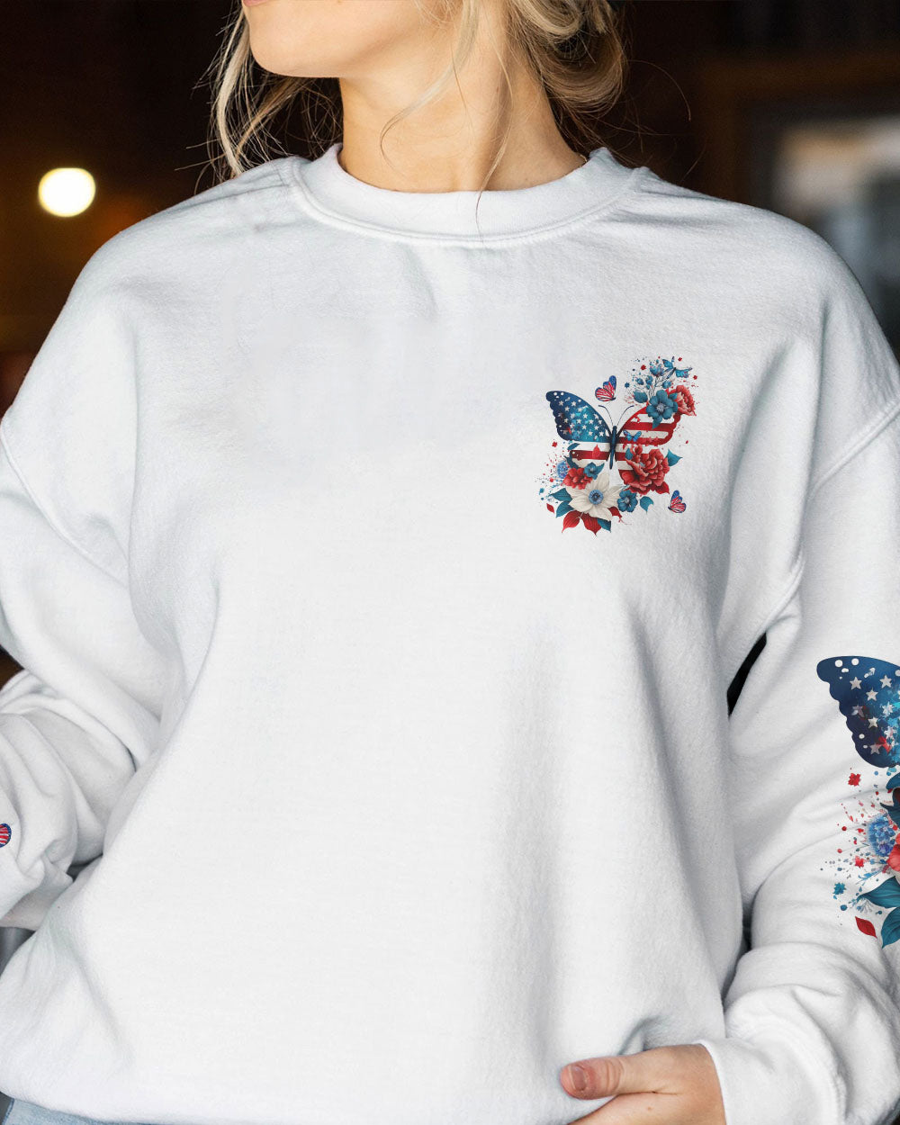 JUST BELIEVE BUTTERFLY FLAG ALL OVER PRINT - TLNZ2806234