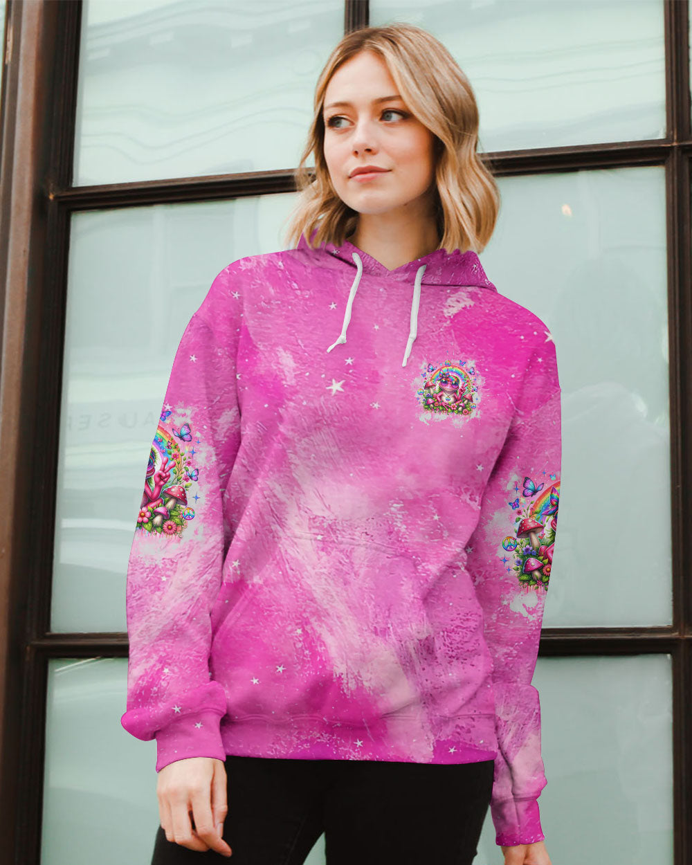 BE YOU THE WORLD WILL ADJUST FROG ALL OVER PRINT - TLNZ2806241