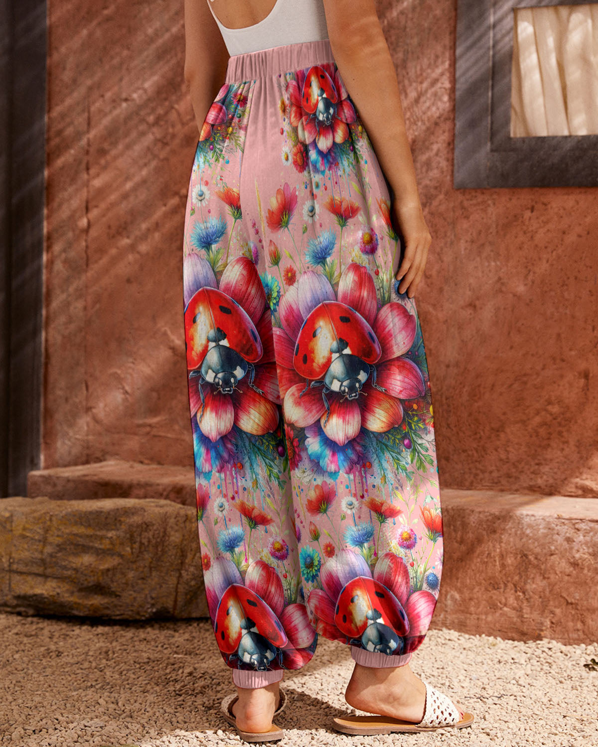 JUST BREATHE LADYBUG FLORAL ALL OVER PRINT - TLNZ2811231