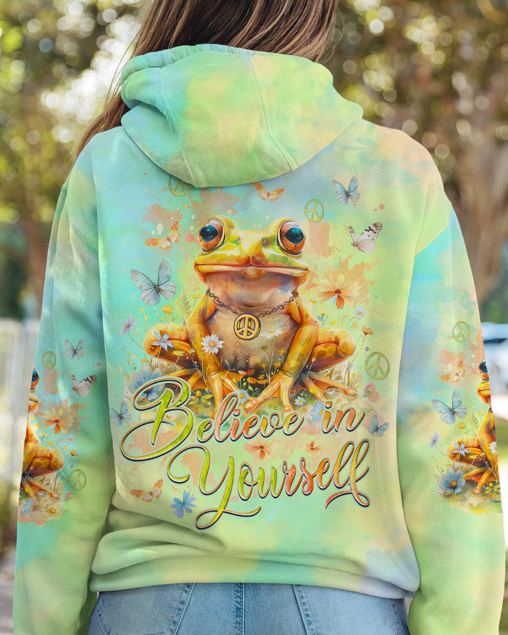 BELIEVE IN YOURSELF FROG ALL OVER PRINT - TLNZ2902244