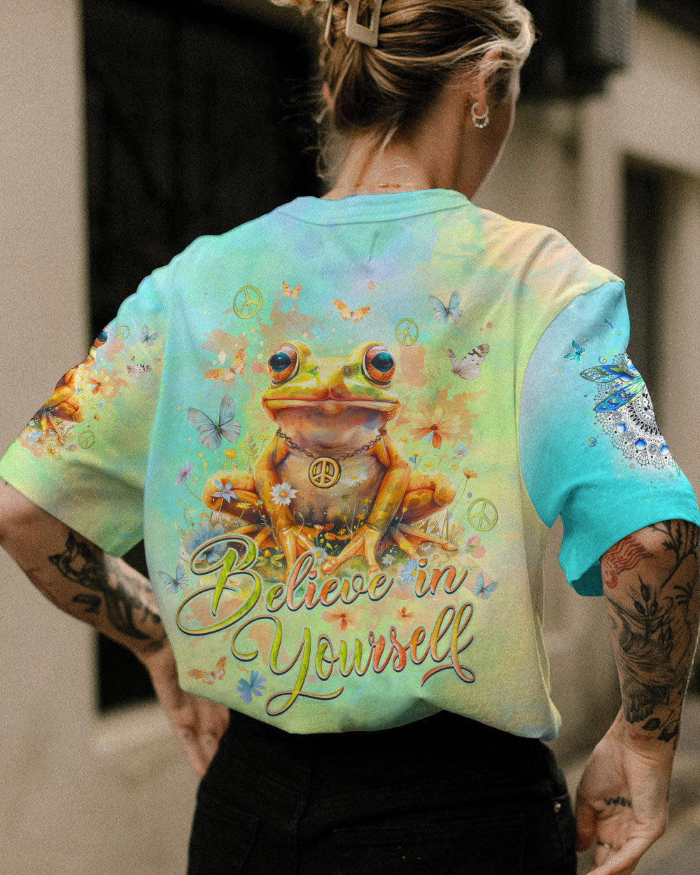 BELIEVE IN YOURSELF FROG ALL OVER PRINT - TLNZ2902244