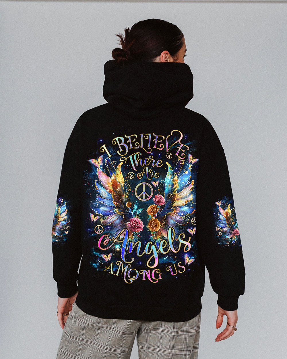 I BELIEVE THERE ARE ANGELS AMONG US WINGS ALL OVER PRINT - TLNZ2903242