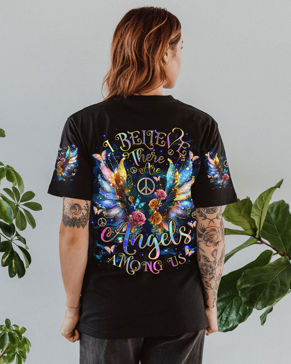 I BELIEVE THERE ARE ANGELS AMONG US WINGS ALL OVER PRINT - TLNZ2903242