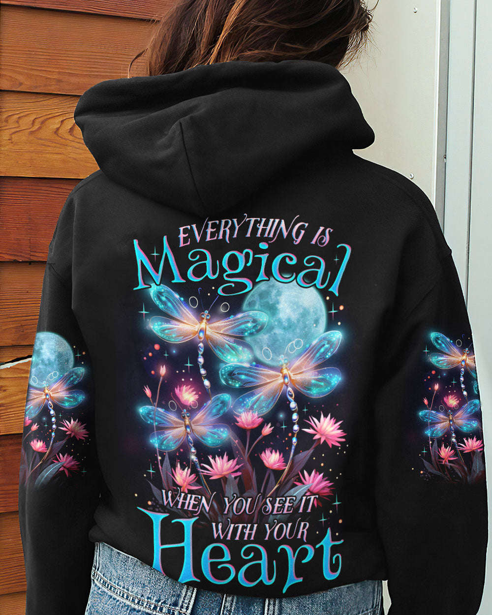 EVERYTHING IS MAGICAL DRAGONFLY ALL OVER PRINT - TLNZ2906231