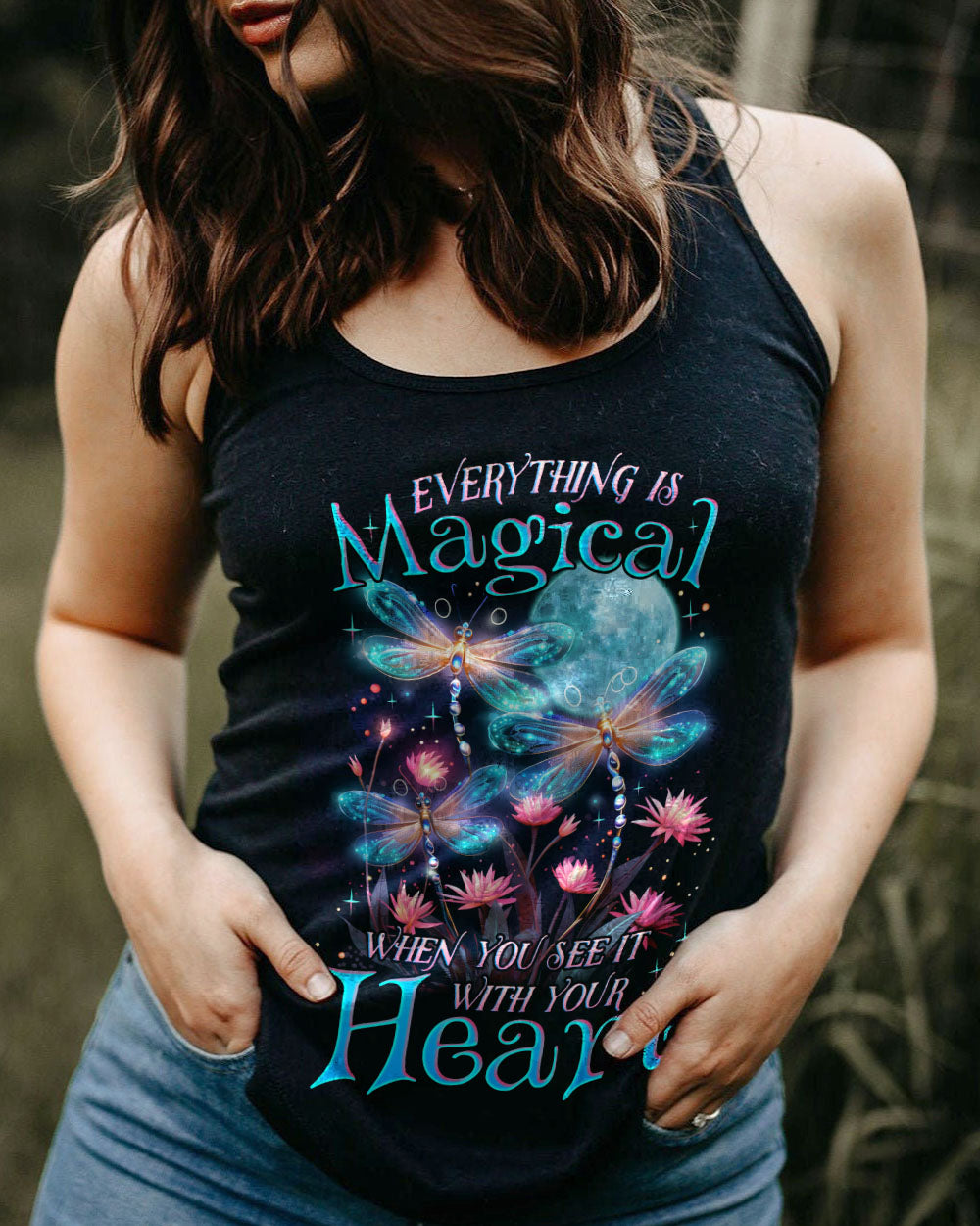 EVERYTHING IS MAGICAL DRAGONFLY ALL OVER PRINT - TLNZ2906231