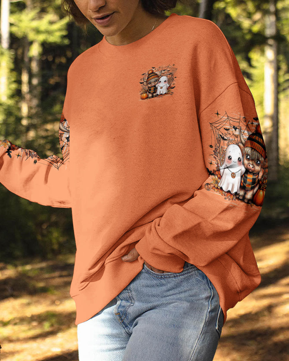 MOO I MEAN BOO HALLOWEEN ALL OVER PRINT - TLNZ2907253