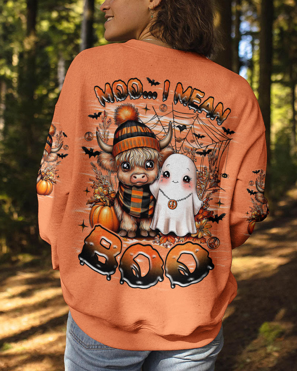 MOO I MEAN BOO HALLOWEEN ALL OVER PRINT - TLNZ2907253
