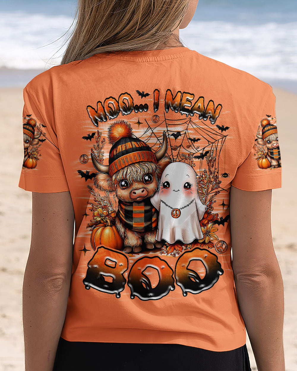 MOO I MEAN BOO HALLOWEEN ALL OVER PRINT - TLNZ2907253