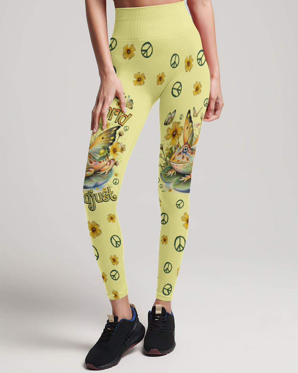 BE YOU THE WORLD WILL ADJUST FROG ALL OVER PRINT - TLNZ2908231