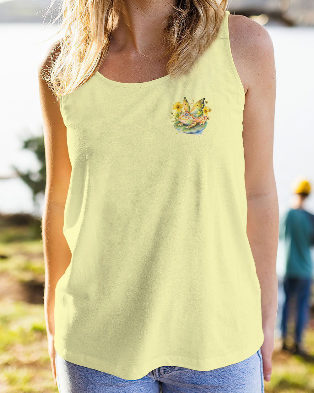 BE YOU THE WORLD WILL ADJUST FROG ALL OVER PRINT - TLNZ2908231