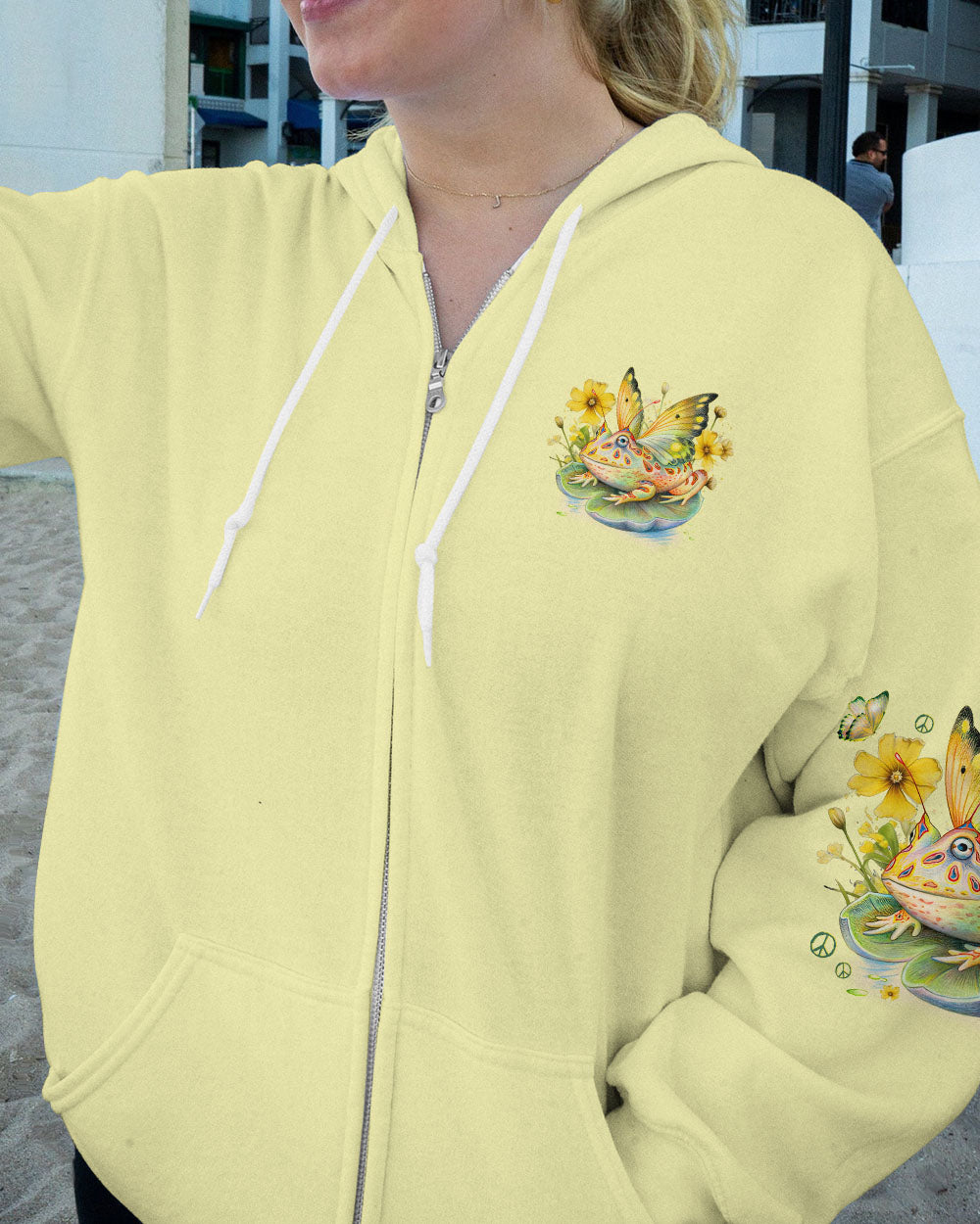 BE YOU THE WORLD WILL ADJUST FROG ALL OVER PRINT - TLNZ2908231