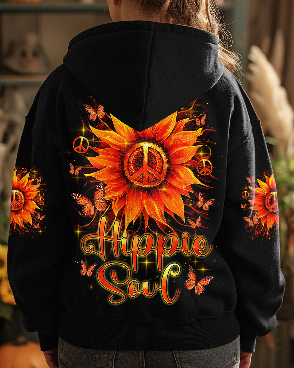 HIPPIE SOUL SUNFLOWER ALL OVER PRINT  - TLNZ2910243