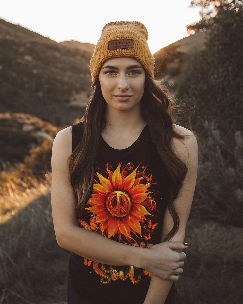 HIPPIE SOUL SUNFLOWER ALL OVER PRINT  - TLNZ2910243