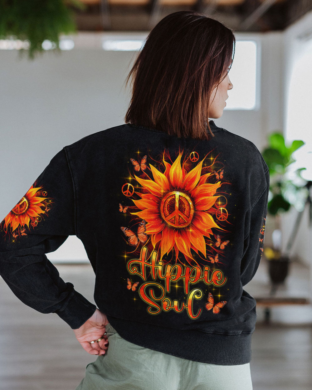 HIPPIE SOUL SUNFLOWER ALL OVER PRINT  - TLNZ2910243