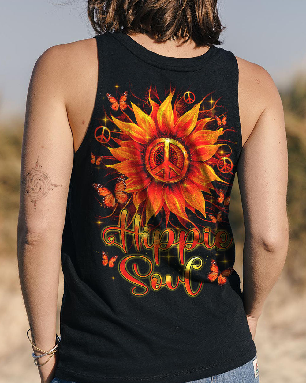 HIPPIE SOUL SUNFLOWER ALL OVER PRINT  - TLNZ2910243