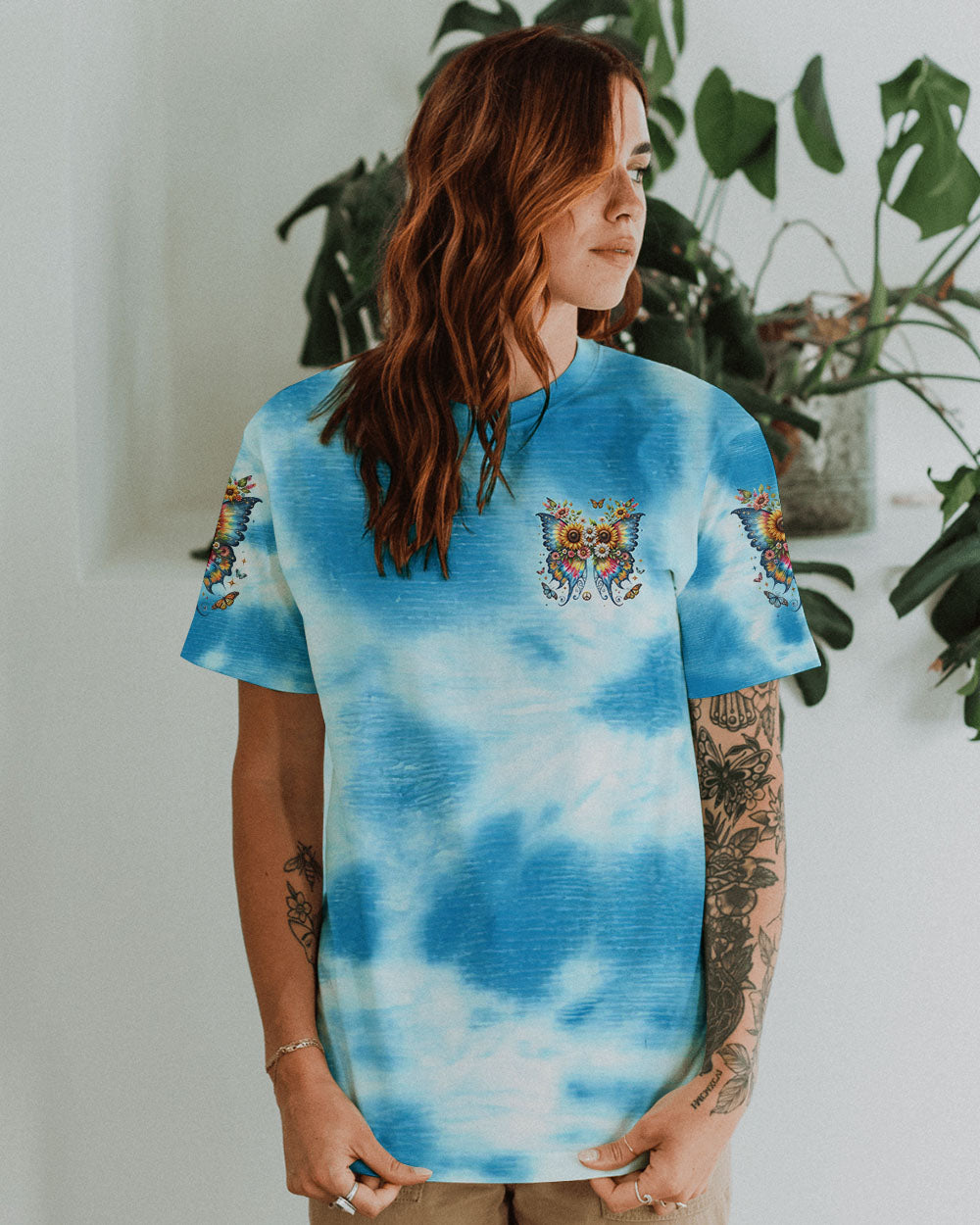 JUST BREATHE WINGS FLORAL ALL OVER PRINT - TLNZ2912232