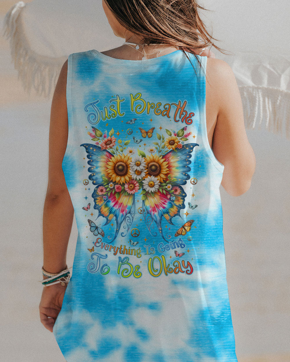 JUST BREATHE WINGS FLORAL ALL OVER PRINT - TLNZ2912232