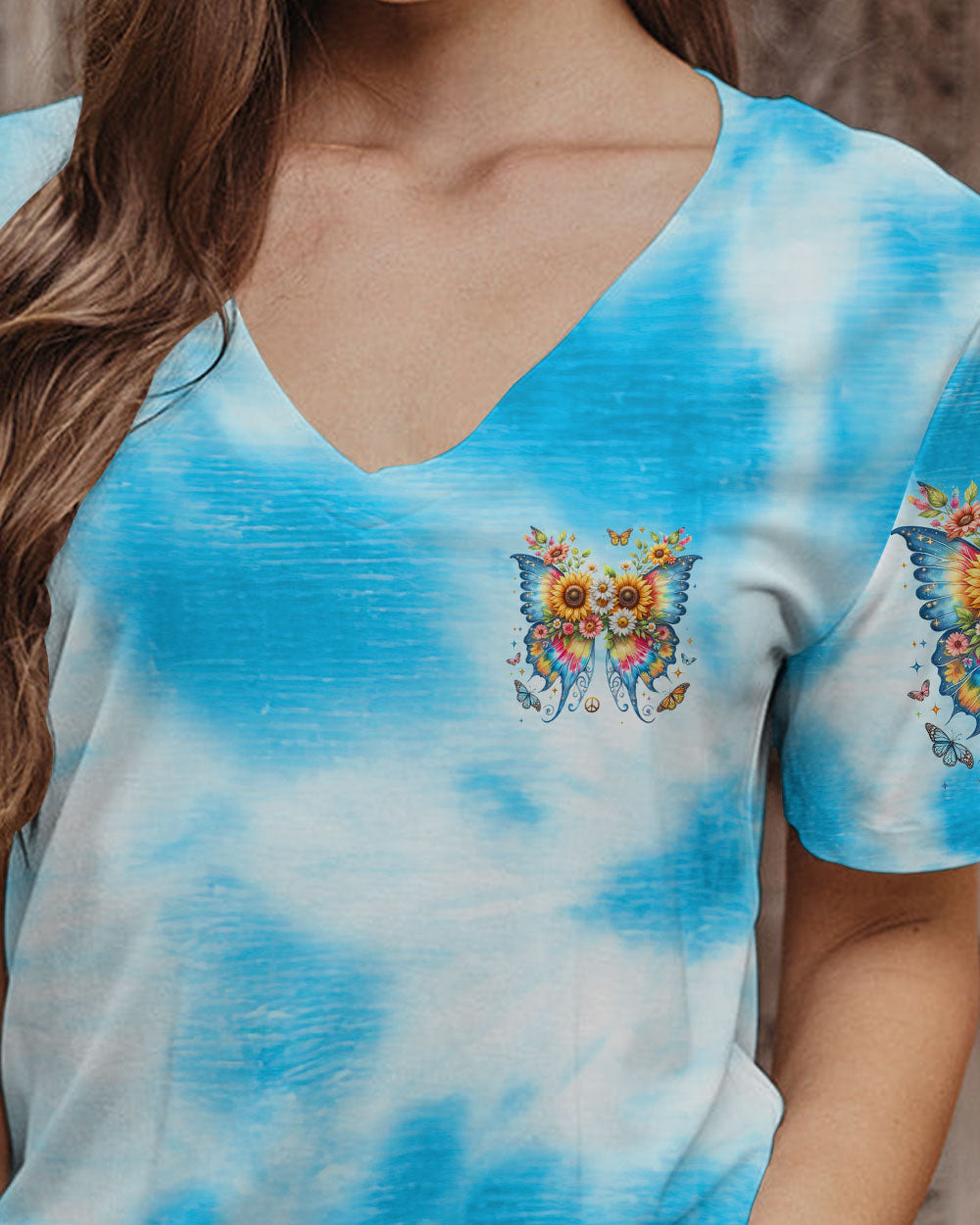 JUST BREATHE WINGS FLORAL ALL OVER PRINT - TLNZ2912232
