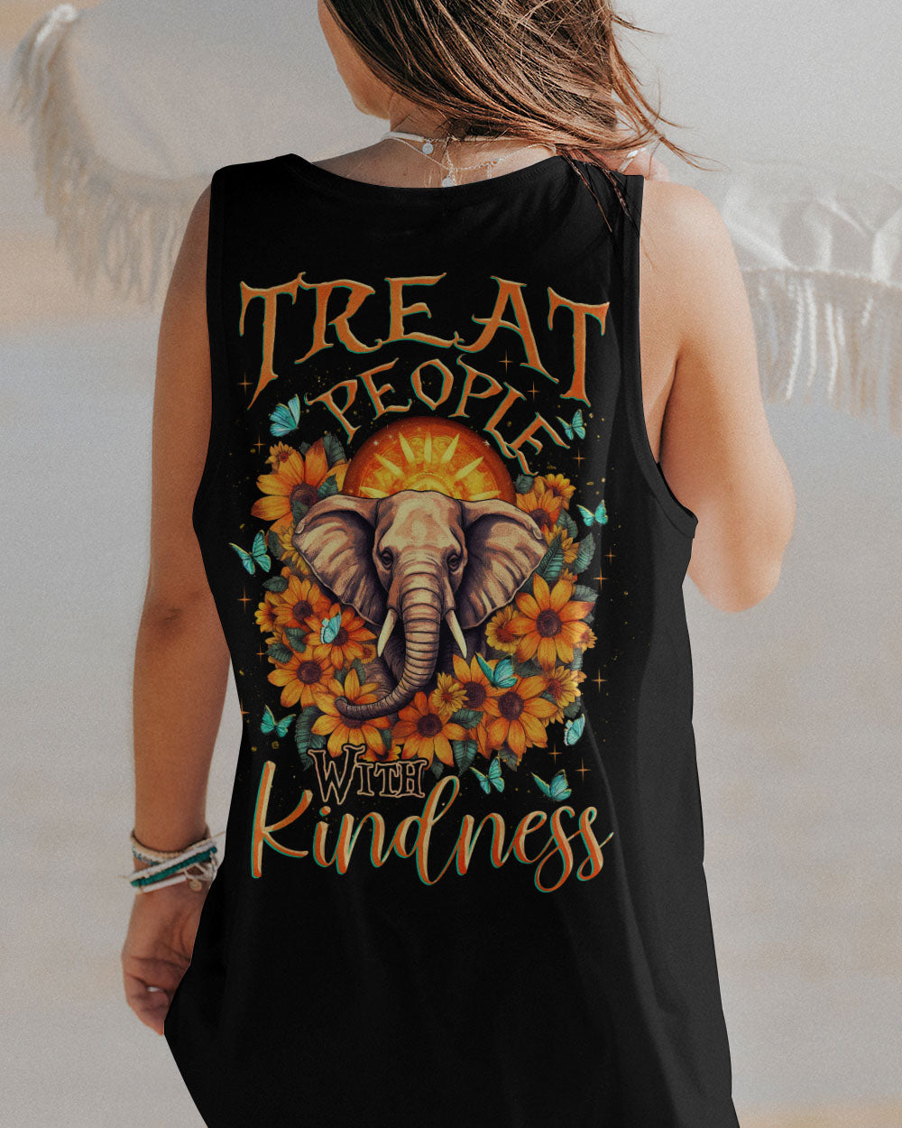 TREAT PEOPLE WITH KINDNESS ELEPHANT ALL OVER PRINT - TLNZ3005232