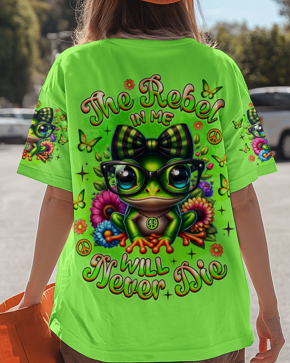 THE REBEL IN ME WILL NEVER DIE FROG ALL OVER PRINT - TLNZ3006252
