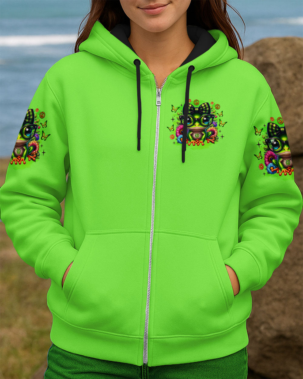 THE REBEL IN ME WILL NEVER DIE FROG ALL OVER PRINT - TLNZ3006252