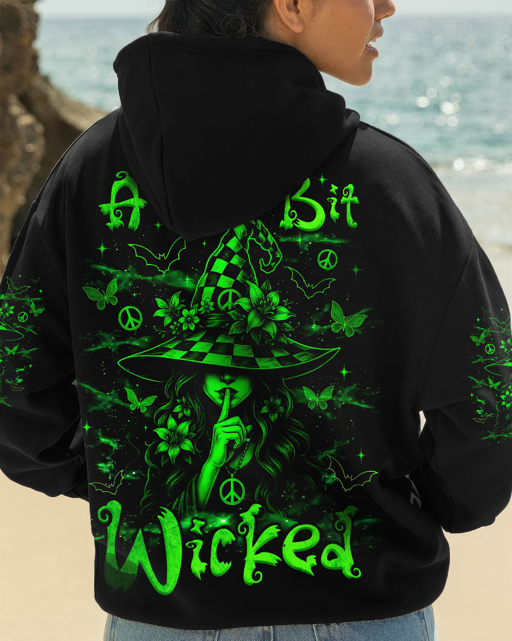 A WEE BIT WICKED WITCH HALLOWEEN ALL OVER PRINT - TLNZ3007251