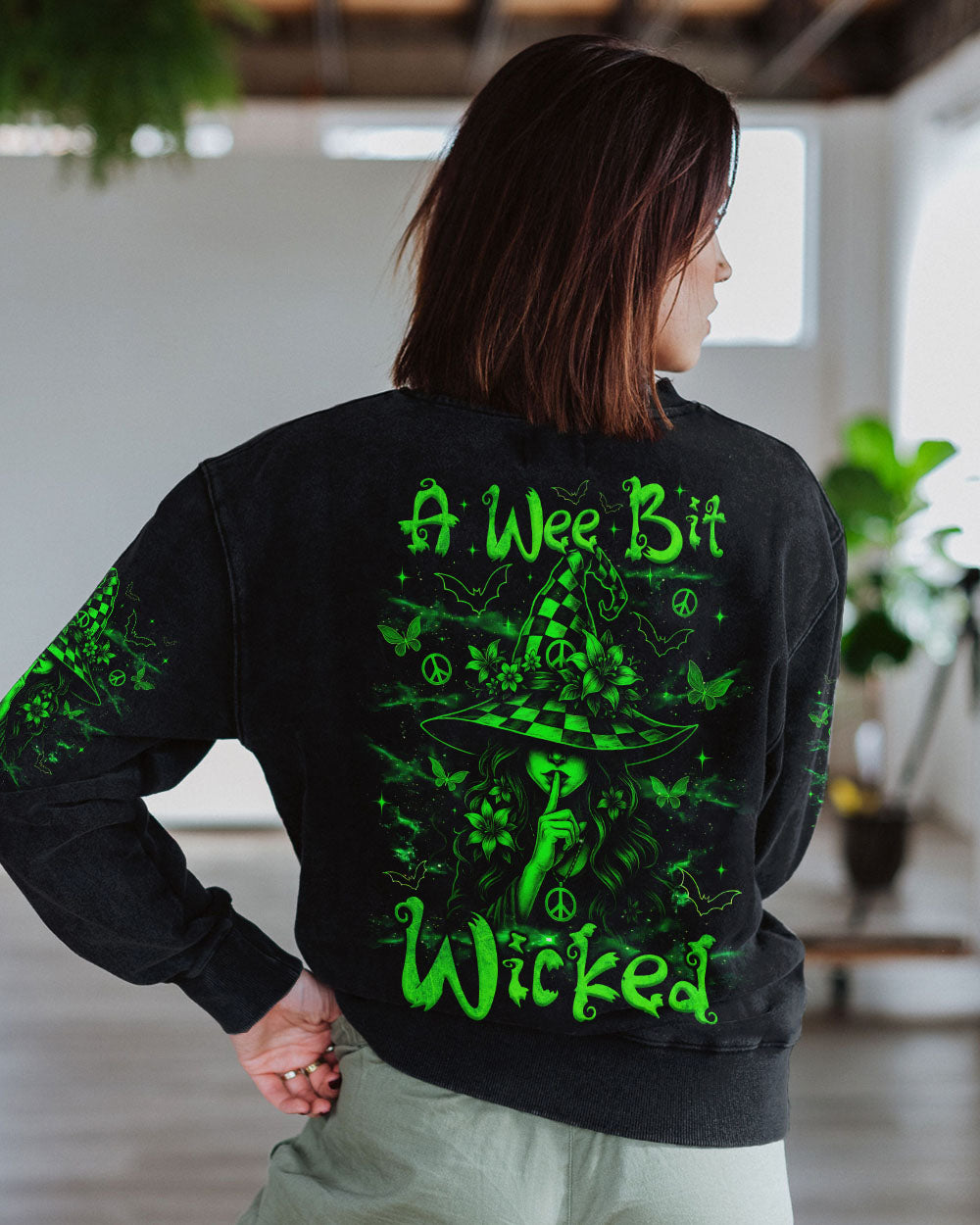 A WEE BIT WICKED WITCH HALLOWEEN ALL OVER PRINT - TLNZ3007251
