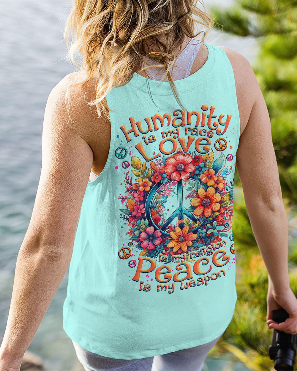 PEACE IS MY WEAPON TIE DYE ALL OVER PRINT - TLNZ3008231