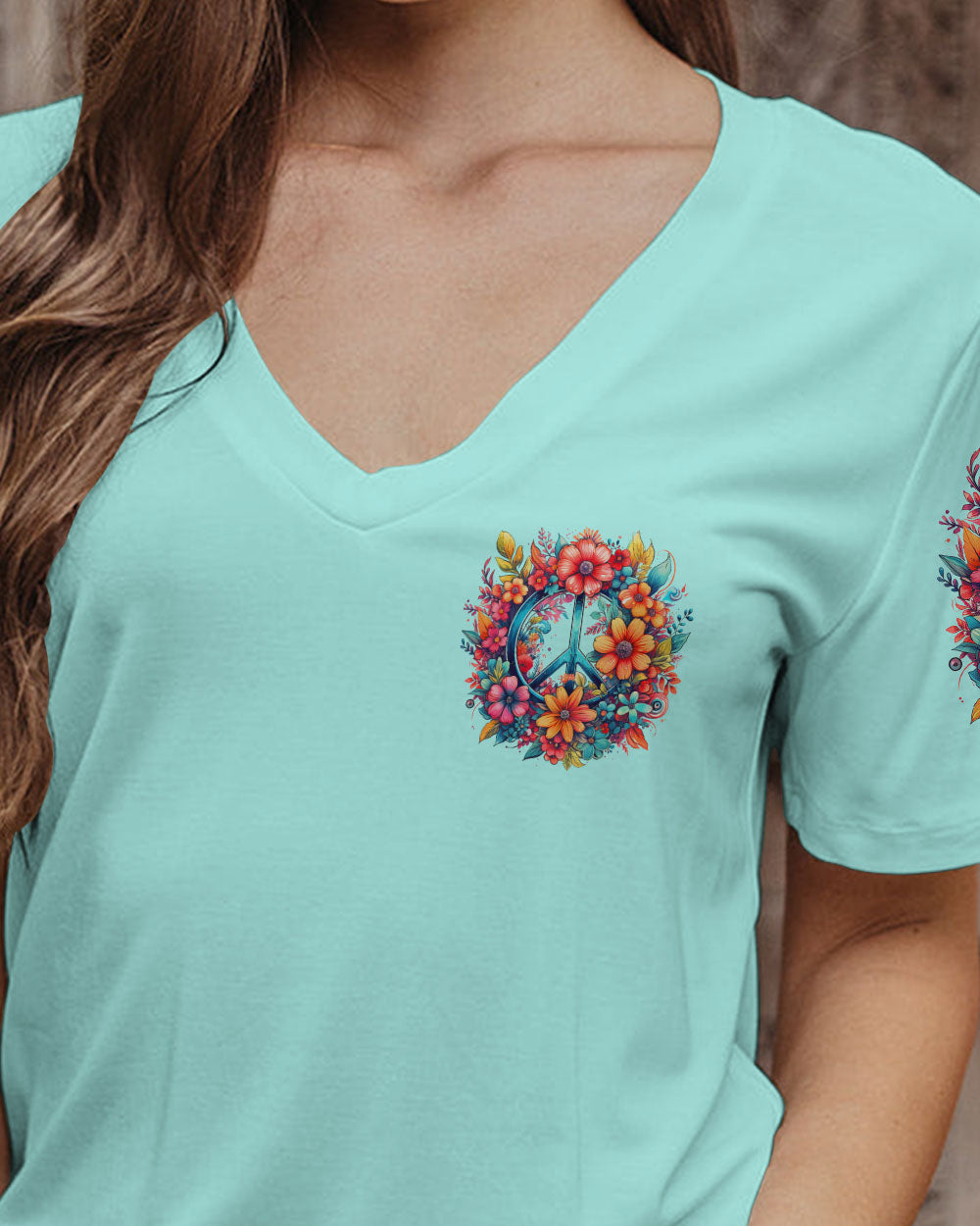 PEACE IS MY WEAPON TIE DYE ALL OVER PRINT - TLNZ3008231