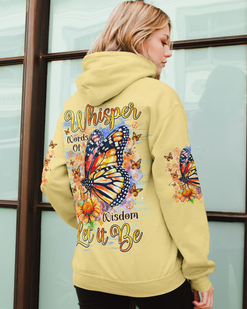 WHISPER WORDS OF WISDOM BUTTERFLY ALL OVER PRINT - TLNZ3009244