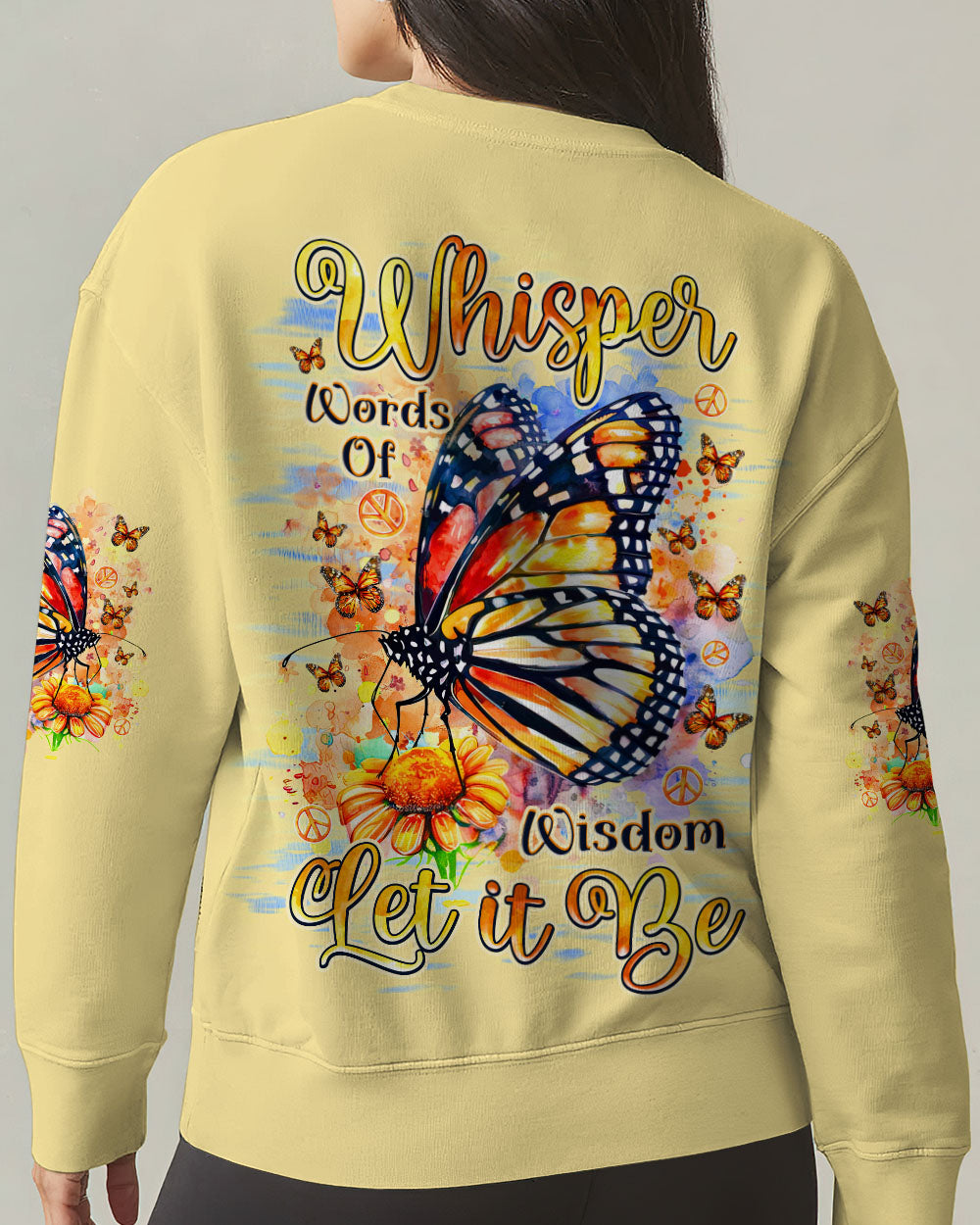 WHISPER WORDS OF WISDOM BUTTERFLY ALL OVER PRINT - TLNZ3009244