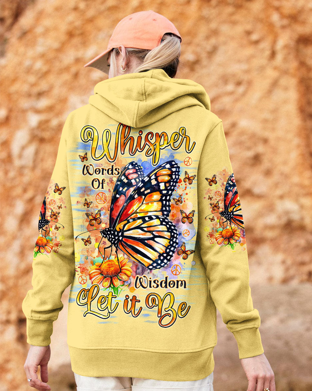WHISPER WORDS OF WISDOM BUTTERFLY ALL OVER PRINT - TLNZ3009244