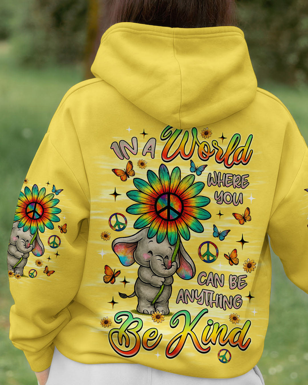 BE KIND ELEPHANT ALL OVER PRINT  - TLNZ3107252