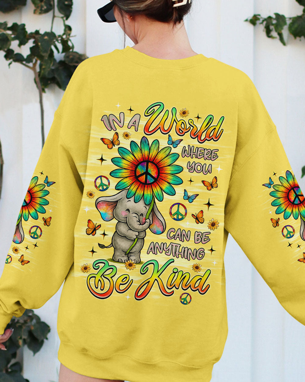 BE KIND ELEPHANT ALL OVER PRINT  - TLNZ3107252