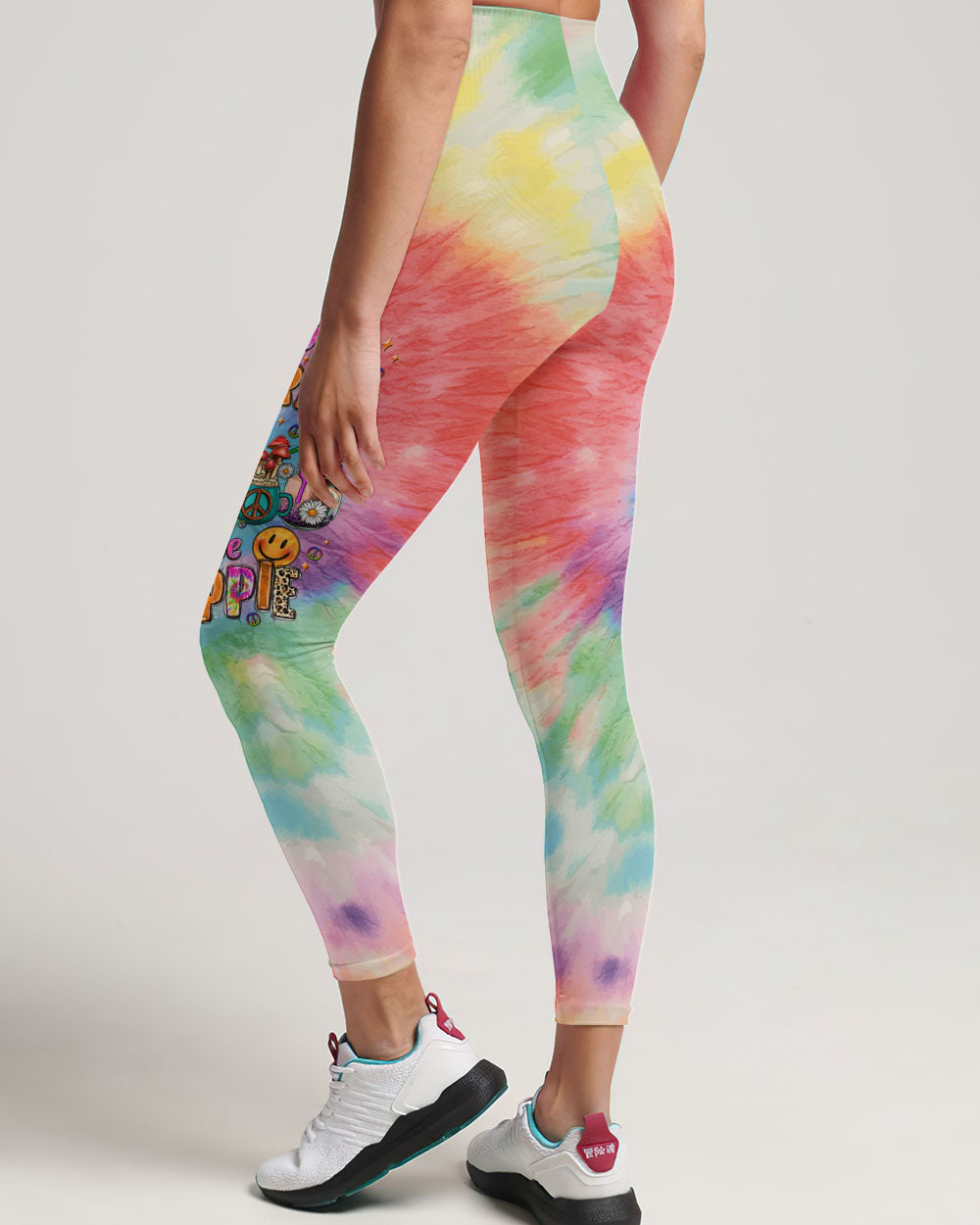 DON'T WORRY BE HIPPIE TIE DYE ALL OVER PRINT - TLNZ3108232