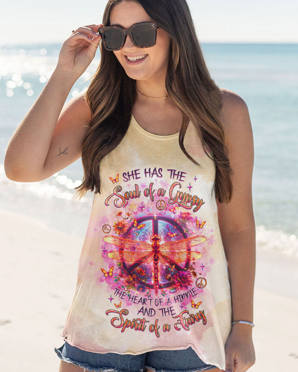 SPIRIT OF A FAIRY PEACE DRAGONFLY ALL OVER PRINT - TLNZ3112243