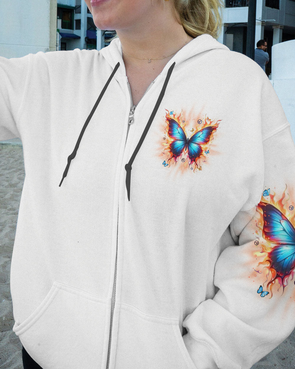 WHISPER WORDS OF WISDOM LET IT BE BUTTERFLY ALL OVER PRINT  - TLPQ0111242