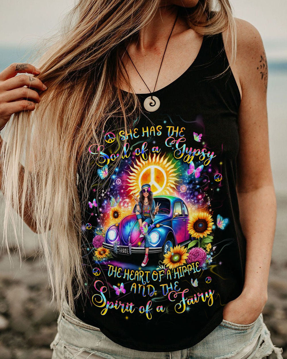 SPIRIT OF A FAIRY HIPPIE CAR ALL OVER PRINT - TLPQ0305243