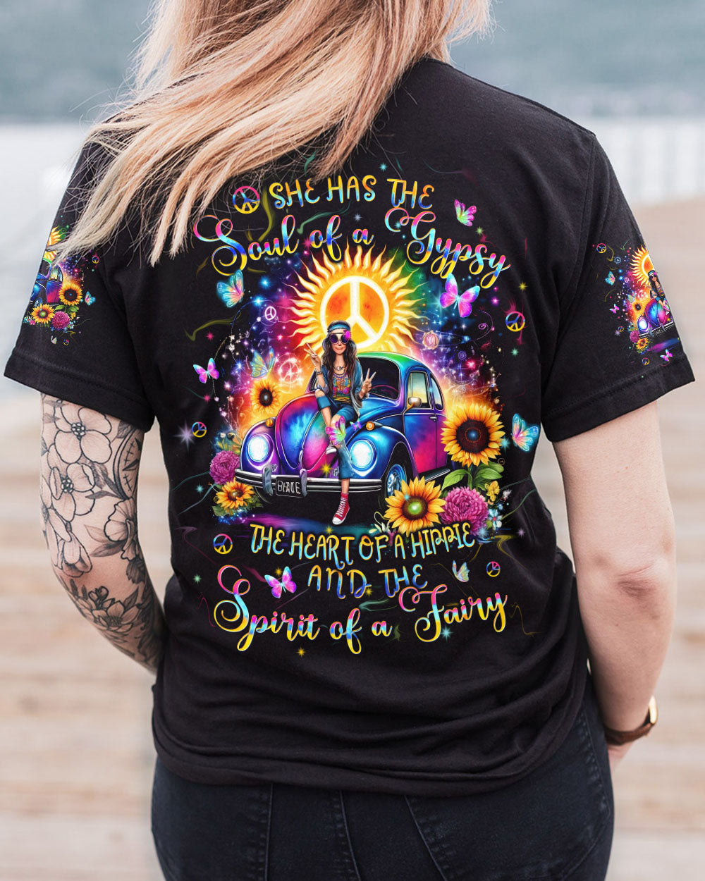 SPIRIT OF A FAIRY HIPPIE CAR ALL OVER PRINT - TLPQ0305243