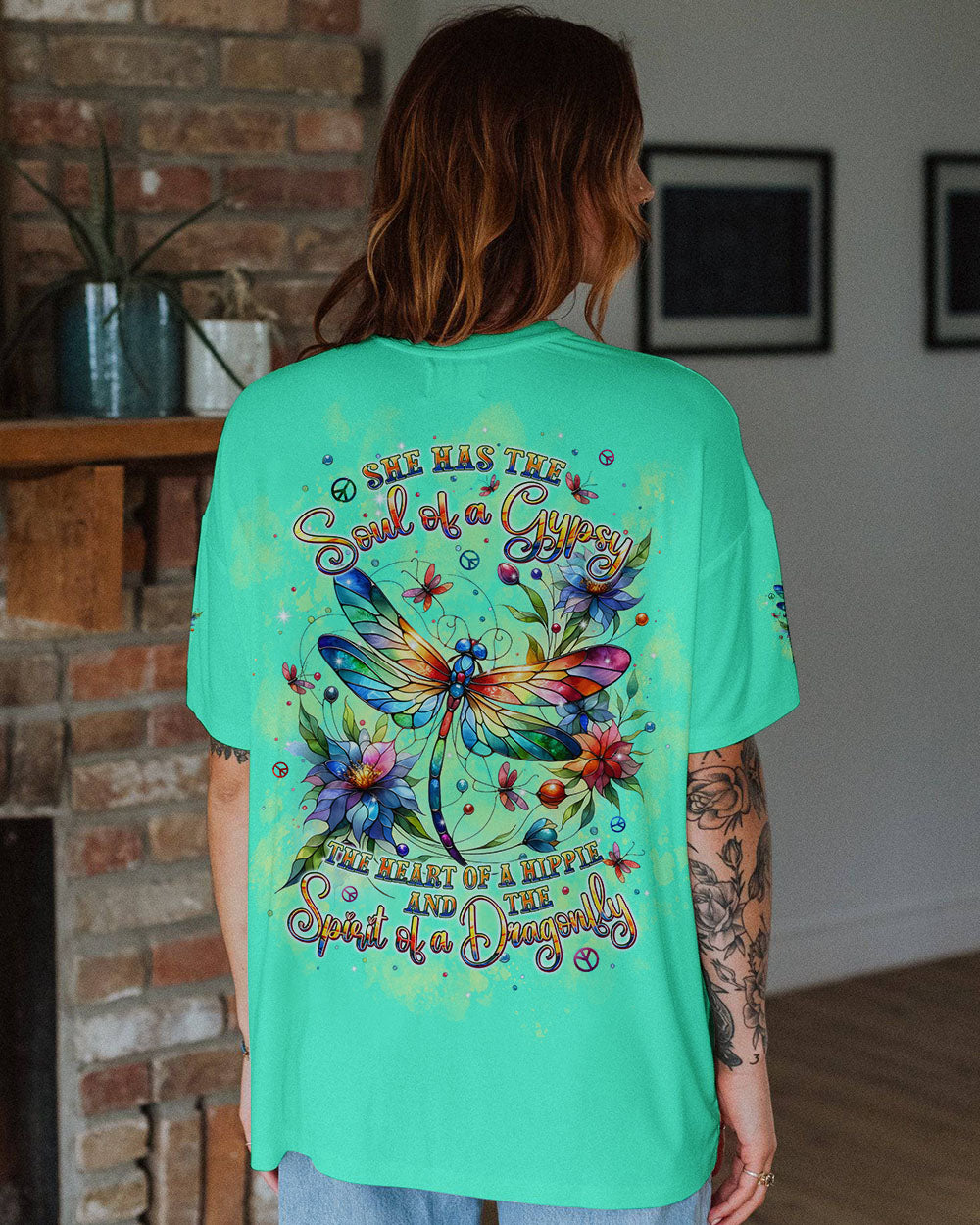 SPIRIT OF A DRAGONFLY ALL OVER PRINT - TLPQ0310244